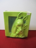 Midcentury Modern Dough w/ Fawn Ceramic Planter