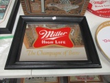 Miller High Life Advertising Beer Mirror
