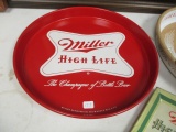 Miller High Life Advertising Beer Tray-A