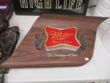 Miller High Life Lightup Advertising Sign
