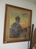Miller High Life Framed Advertising Poster