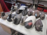 Hand Carved Wooden Canadian Maritime Decoys-Lot of 13 (A)