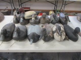 Hand Carved Wooden Canadian Maritime Decoys-Lot of 13 (B)