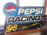 Pepsi Racing Jeff Gordon Lightup Neon Advertising Sign