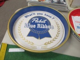 Pabst Blue Ribbon Advertising Beer Tray-A