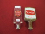 Lone Star + Schmidt Beer Tapper Handles