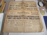 Pair of 1944 Pan American Nazi Newspapers
