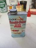 Cox Thimble Drome Advertising Fuel Can