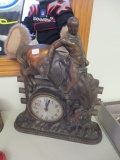Sessions Saddled Bronco Clock