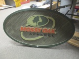 Mossy Oak Apparel Advertising Oval Sign
