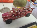 Cast Aluminum Fire Truck