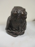 Bronze England Made Owl Statue
