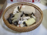 Basket of Various Sheep