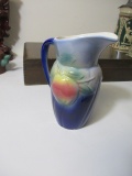 Royal Copley Decorative Embossed Fruit Pitcher