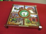 John Deere Advertising Clock by The Danbury Mint