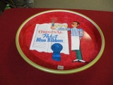 Pabst Blue Ribbon Advertising Beer Tray