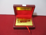 Gold Plated $100 Bill Playing Cards