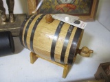 Wooden Oak Barrel w/ Stand