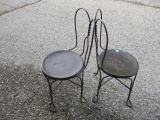 Pair of Children's Ice Cream Chairs