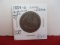 1854-O Large Letters Silver Seated Liberty Half Dollar Coin