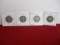 1915-S and 1916 Silver Barber Quarter Dollar Coins-Lot of 4