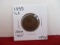 1855 Classic Head Half Cent Coin