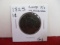 1825 Large A's on Reverse Classic Head Large One Cent Coin