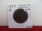 1828 Large Narrow Date Classic Head Large One Cent Coin