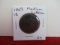 1829 Medium Letters Classic Head Large One Cent Coin
