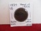 1837 Head of 1838 Classic Head Large One Cent Coin-A