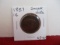 *1857 Small Date Classic Head Large One Cent Coin