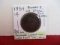 1834 Small 8 Large Stars Medium Letters Classic Head Large One Cent Coin-A