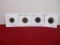 Mixed 1870's-1890's Indianhead Pennies-Lot of 4