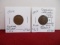 1914 Wheat Penny Pair
