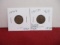 1916-D and 1917-D Wheat Penny Pair