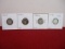 Early 1900's Barber Silver Dimes-Lot of 4