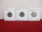 1908 Barber Silver Dimes-3 Different Mint Marks
