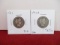 1911 and 1911-D Barber Silver Quarter Dollar Coins-B