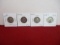 1920's Standing Liberty Silver Quarter Dollars-Lot of 4