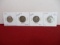 1920's-1930's Standing Liberty Silver Quarter Dollars-Lot of 4