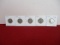 1920's-1930's Standing Liberty Silver Quarter Dollars-Lot of 5