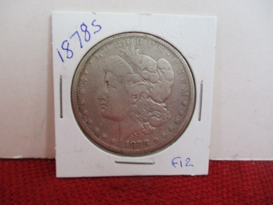 1878-S Morgan Silver Dollar Coin-B