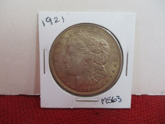 1921 Morgan Silver Dollar Coin