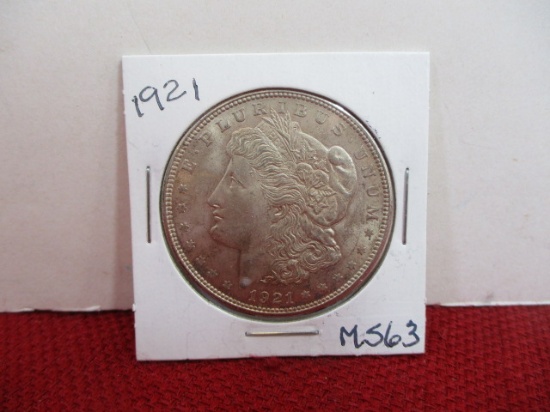 1921 Morgan Silver Dollar Coin