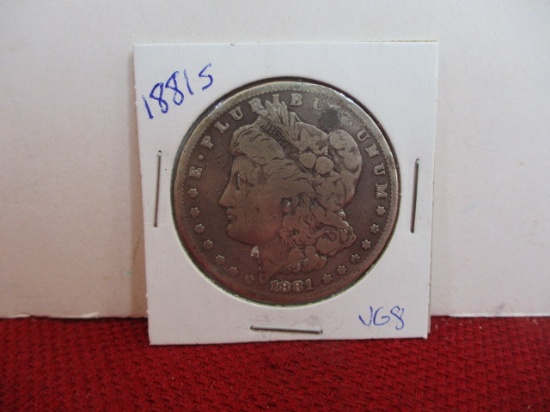 1881-S Morgan Silver Dollar Coin