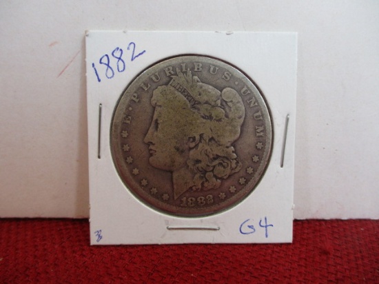1882 Morgan Silver Dollar Coin-B