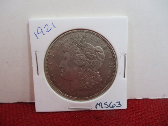 1921 Morgan Silver Dollar Coin