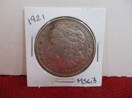 1921 Morgan Silver Dollar Coin