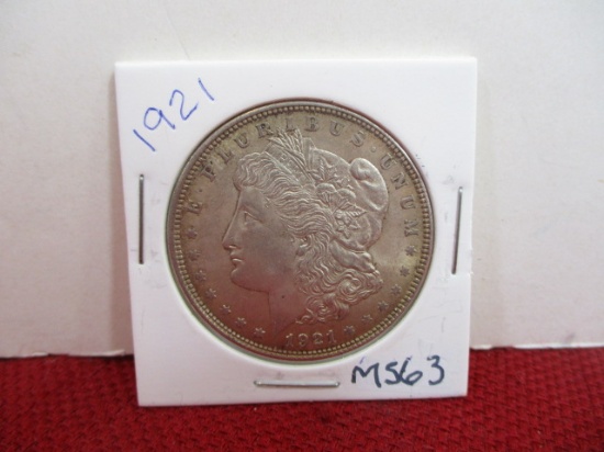 1921 Morgan Silver Dollar Coin