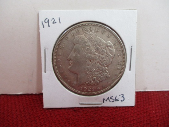 1921 Morgan Silver Dollar Coin